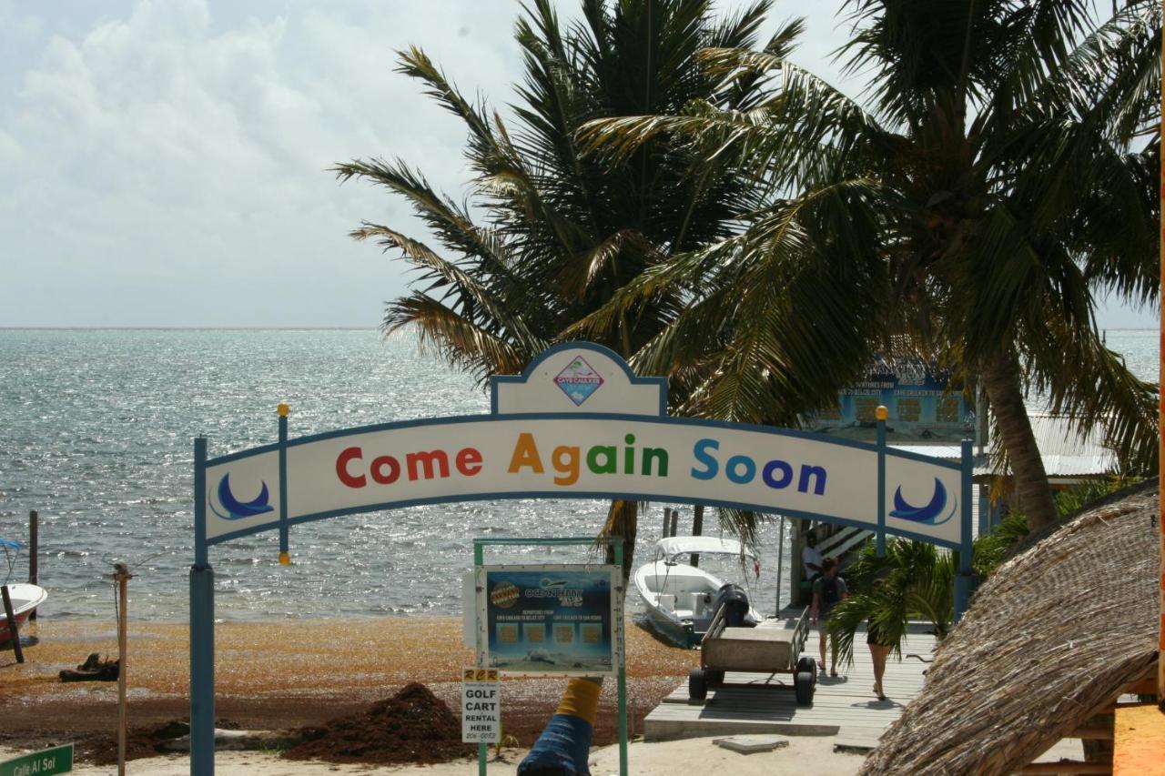 Seaside Cabanas Hotel Caye Corker Exteriér fotografie